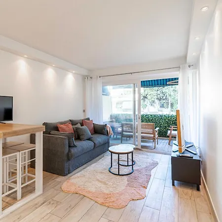 Renovated With Parking & Terrace - Palm Apartament Cannes
